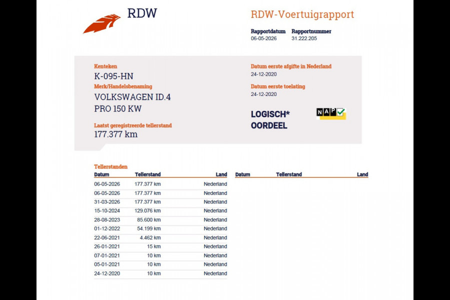 Volkswagen ID.4 First 82kWh SOH 90% Warmtepomp Trekhaak Camera Adap.Cruise Apple Carplay Android Auto Stuur+Stoelverwarming Navi Ecc Pdc Lmv 20" Led Wifi Voorruitverwarming DAB Isofix Verkeersbord detectie 1.000KG Trekgewicht 1e Eigenaar Dealeronderhouden