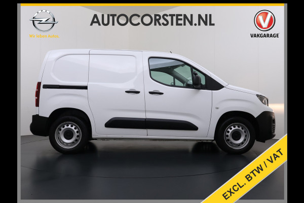 Peugeot Partner 1.5 HDI 102PK Trekhaak Apple Carplay Android Auto Euro 6 Navi* Airco Cruise Control Premium Schuifdeur Betonplex Vloer Bott-Inbouwkast Tussenwand 1e Eigenaar 1.000 Trekgewicht Origineel Nederlandse Auto