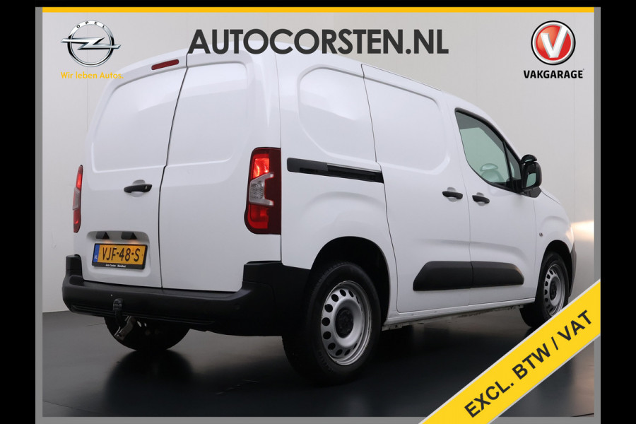 Peugeot Partner 1.5 HDI 102PK Trekhaak Apple Carplay Android Auto Euro 6 Navi* Airco Cruise Control Premium Schuifdeur Betonplex Vloer Bott-Inbouwkast Tussenwand 1e Eigenaar 1.000 Trekgewicht Origineel Nederlandse Auto