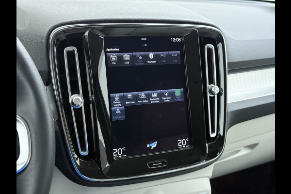 Volvo XC40 T5 262PK Autom. Plugin-Hybrid Leder Trekhaak Harman&Kardon® Navi Ecc Camera Apple Carplay Android Auto Pdc Recharge Business Pro Elek.Achterklep Lmv Led Isofix DAB Lane Keeping Cross Traffic Alert BLIS Road Sign Info 1.800KG Trekvermogen 1e Eigenaar