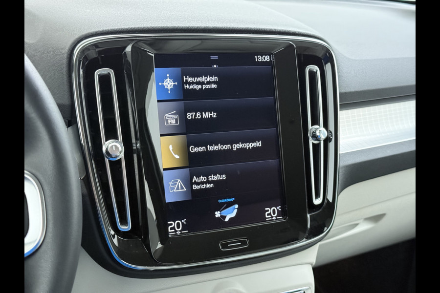 Volvo XC40 T5 262PK Autom. Plugin-Hybrid Leder Trekhaak Harman&Kardon® Navi Ecc Camera Apple Carplay Android Auto Pdc Recharge Business Pro Elek.Achterklep Lmv Led Isofix DAB Lane Keeping Cross Traffic Alert BLIS Road Sign Info 1.800KG Trekvermogen 1e Eigenaar