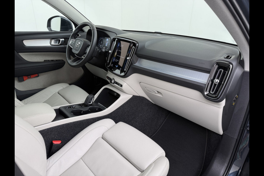 Volvo XC40 T5 262PK Autom. Plugin-Hybrid Leder Trekhaak Harman&Kardon® Navi Ecc Camera Apple Carplay Android Auto Pdc Recharge Business Pro Elek.Achterklep Lmv Led Isofix DAB Lane Keeping Cross Traffic Alert BLIS Road Sign Info 1.800KG Trekvermogen 1e Eigenaar