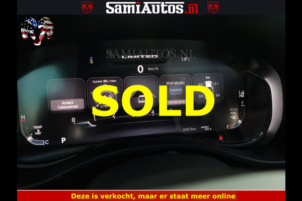 Dodge Ram BLACK BEAST HULK 5.7 V8 | HUD | WIDE BODY | BOM VOL | CREW CAB DUBBELE CABINE | 5 PERSOONS | MEGA DIKKE LIMITED BLACK ON BLACK | ZO GOED ALS NIEUW |