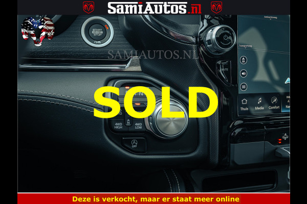 Dodge Ram BLACK BEAST HULK 5.7 V8 | HUD | WIDE BODY | BOM VOL | CREW CAB DUBBELE CABINE | 5 PERSOONS | MEGA DIKKE LIMITED BLACK ON BLACK | ZO GOED ALS NIEUW |