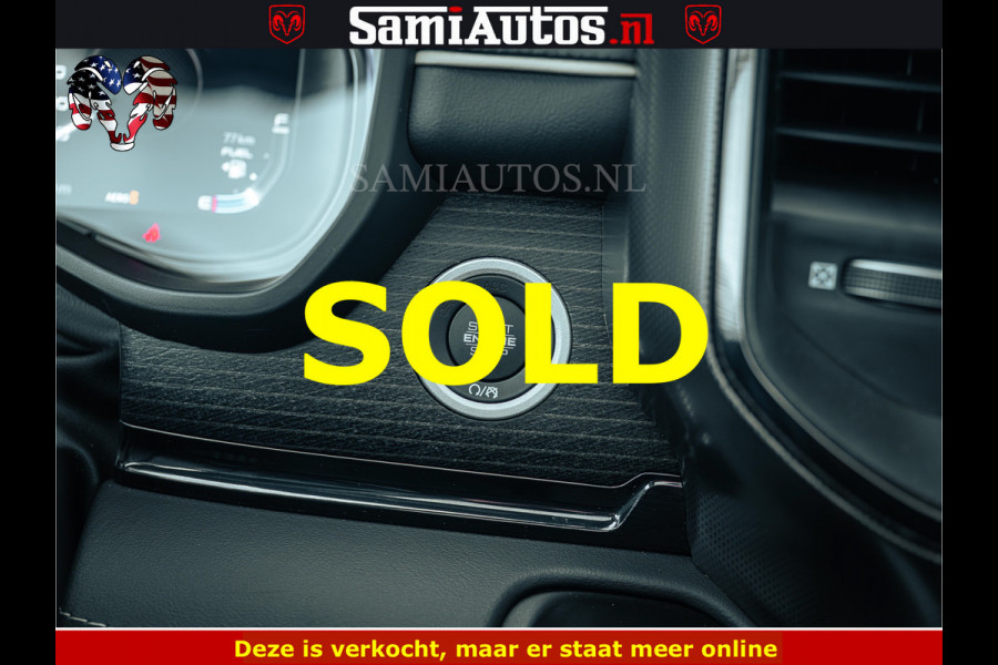 Dodge Ram BLACK BEAST HULK 5.7 V8 | HUD | WIDE BODY | BOM VOL | CREW CAB DUBBELE CABINE | 5 PERSOONS | MEGA DIKKE LIMITED BLACK ON BLACK | ZO GOED ALS NIEUW |
