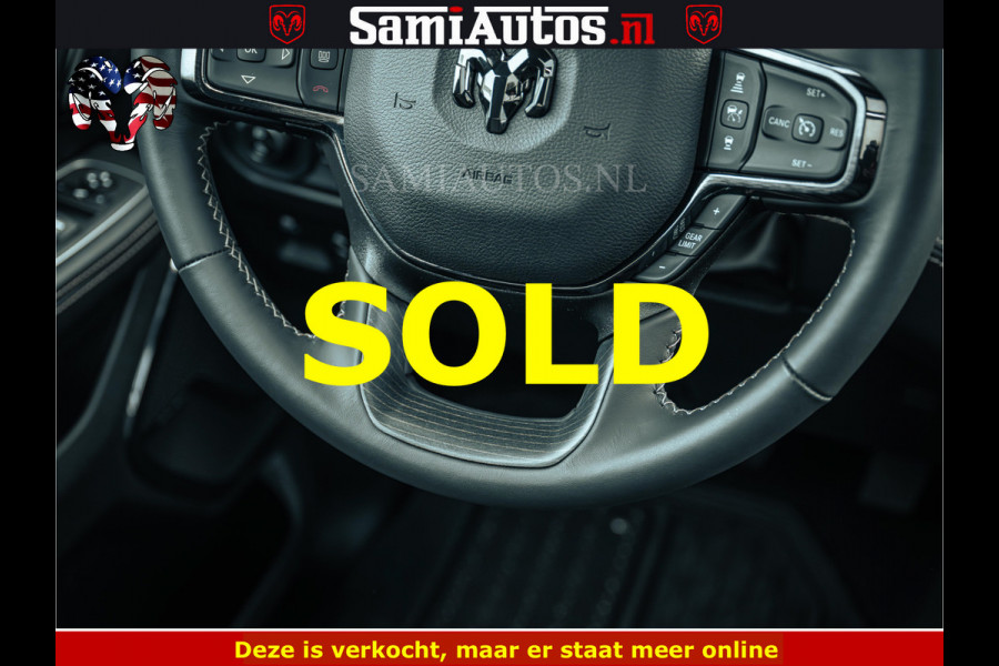 Dodge Ram BLACK BEAST HULK 5.7 V8 | HUD | WIDE BODY | BOM VOL | CREW CAB DUBBELE CABINE | 5 PERSOONS | MEGA DIKKE LIMITED BLACK ON BLACK | ZO GOED ALS NIEUW |