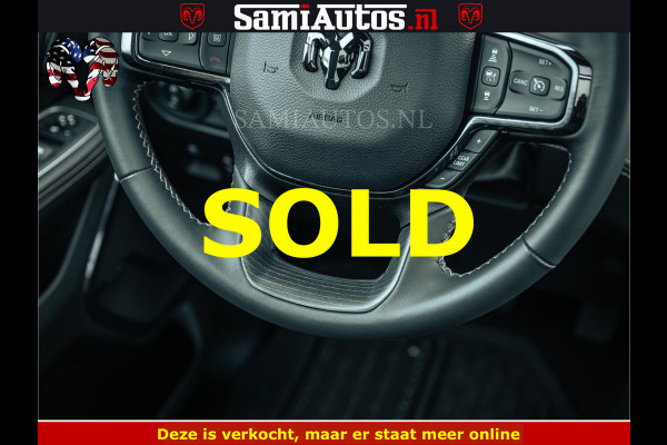 Dodge Ram BLACK BEAST HULK 5.7 V8 | HUD | WIDE BODY | BOM VOL | CREW CAB DUBBELE CABINE | 5 PERSOONS | MEGA DIKKE LIMITED BLACK ON BLACK | ZO GOED ALS NIEUW |