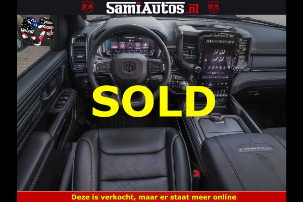 Dodge Ram BLACK BEAST HULK 5.7 V8 | HUD | WIDE BODY | BOM VOL | CREW CAB DUBBELE CABINE | 5 PERSOONS | MEGA DIKKE LIMITED BLACK ON BLACK | ZO GOED ALS NIEUW |