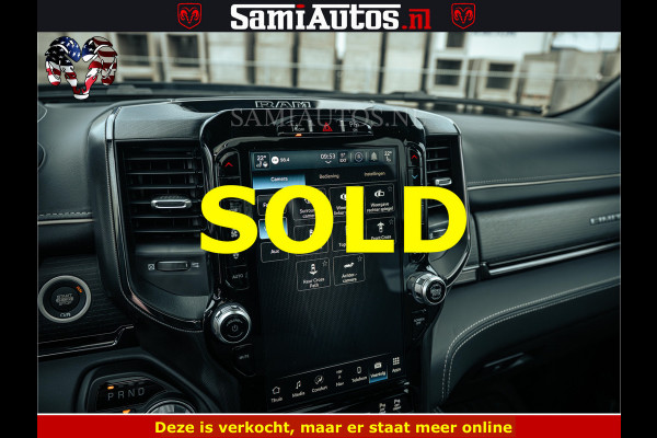 Dodge Ram BLACK BEAST HULK 5.7 V8 | HUD | WIDE BODY | BOM VOL | CREW CAB DUBBELE CABINE | 5 PERSOONS | MEGA DIKKE LIMITED BLACK ON BLACK | ZO GOED ALS NIEUW |