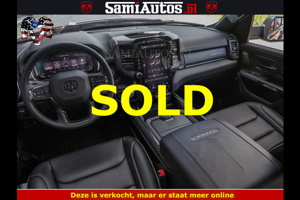 Dodge Ram BLACK BEAST HULK 5.7 V8 | HUD | WIDE BODY | BOM VOL | CREW CAB DUBBELE CABINE | 5 PERSOONS | MEGA DIKKE LIMITED BLACK ON BLACK | ZO GOED ALS NIEUW |