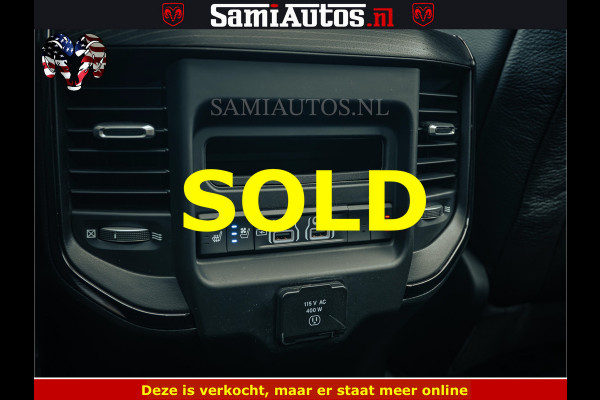 Dodge Ram BLACK BEAST HULK 5.7 V8 | HUD | WIDE BODY | BOM VOL | CREW CAB DUBBELE CABINE | 5 PERSOONS | MEGA DIKKE LIMITED BLACK ON BLACK | ZO GOED ALS NIEUW |