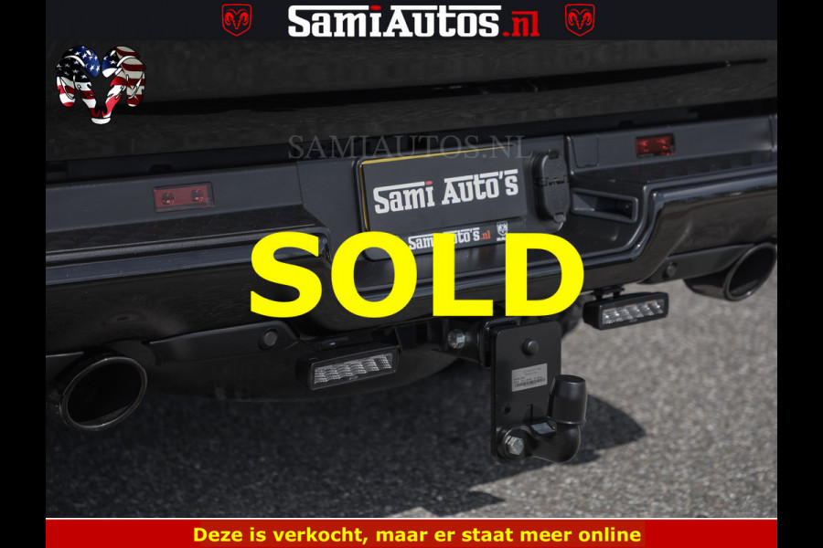 Dodge Ram BLACK BEAST HULK 5.7 V8 | HUD | WIDE BODY | BOM VOL | CREW CAB DUBBELE CABINE | 5 PERSOONS | MEGA DIKKE LIMITED BLACK ON BLACK | ZO GOED ALS NIEUW |