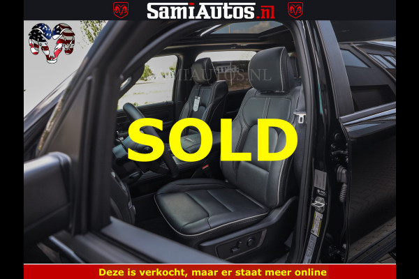 Dodge Ram BLACK BEAST HULK 5.7 V8 | HUD | WIDE BODY | BOM VOL | CREW CAB DUBBELE CABINE | 5 PERSOONS | MEGA DIKKE LIMITED BLACK ON BLACK | ZO GOED ALS NIEUW |