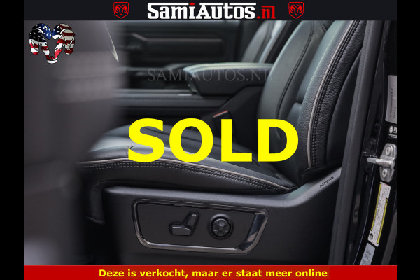 Dodge Ram BLACK BEAST HULK 5.7 V8 | HUD | WIDE BODY | BOM VOL | CREW CAB DUBBELE CABINE | 5 PERSOONS | MEGA DIKKE LIMITED BLACK ON BLACK | ZO GOED ALS NIEUW |