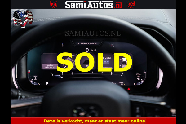 Dodge Ram BLACK BEAST HULK 5.7 V8 | HUD | WIDE BODY | BOM VOL | CREW CAB DUBBELE CABINE | 5 PERSOONS | MEGA DIKKE LIMITED BLACK ON BLACK | ZO GOED ALS NIEUW |
