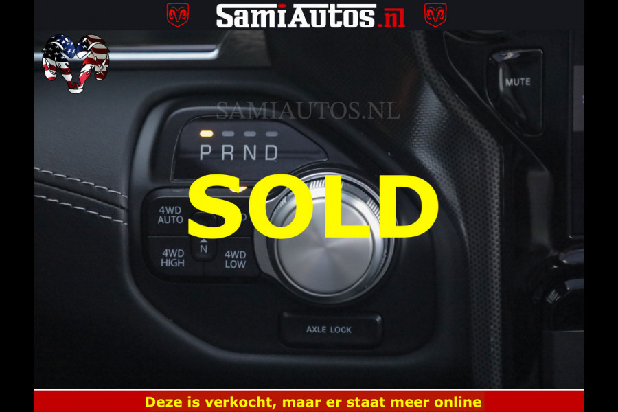 Dodge Ram BLACK BEAST HULK 5.7 V8 | HUD | WIDE BODY | BOM VOL | CREW CAB DUBBELE CABINE | 5 PERSOONS | MEGA DIKKE LIMITED BLACK ON BLACK | ZO GOED ALS NIEUW |
