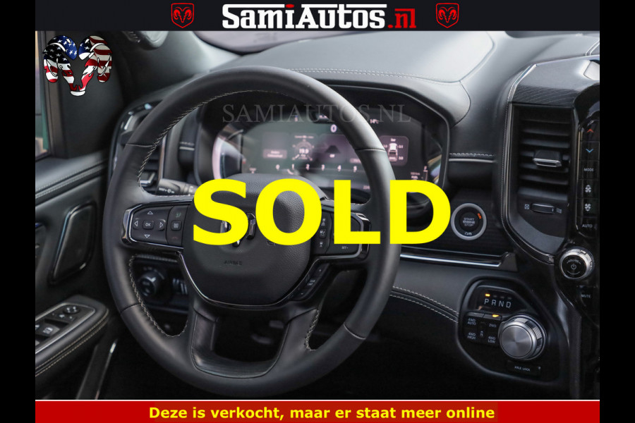 Dodge Ram BLACK BEAST HULK 5.7 V8 | HUD | WIDE BODY | BOM VOL | CREW CAB DUBBELE CABINE | 5 PERSOONS | MEGA DIKKE LIMITED BLACK ON BLACK | ZO GOED ALS NIEUW |