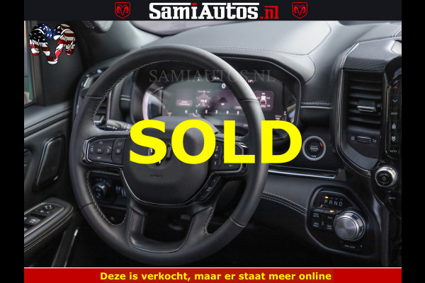 Dodge Ram BLACK BEAST HULK 5.7 V8 | HUD | WIDE BODY | BOM VOL | CREW CAB DUBBELE CABINE | 5 PERSOONS | MEGA DIKKE LIMITED BLACK ON BLACK | ZO GOED ALS NIEUW |