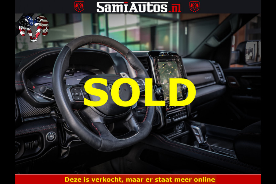 Dodge Ram 1500 TRX 6.2 4X4 | FULL PPF WRAP | HELLCAT | DIGI CLUSTER | RAMBAR | BEADLOCK WHEELS | PANORAMA | HEADUP | 360CAM | 12'' MULTIMEDIA | CARBON PACK | 3500KG | ZEER EXCLUSIEF