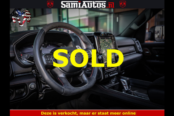 Dodge Ram 1500 TRX 6.2 4X4 | FULL PPF WRAP | HELLCAT | DIGI CLUSTER | RAMBAR | BEADLOCK WHEELS | PANORAMA | HEADUP | 360CAM | 12'' MULTIMEDIA | CARBON PACK | 3500KG | ZEER EXCLUSIEF