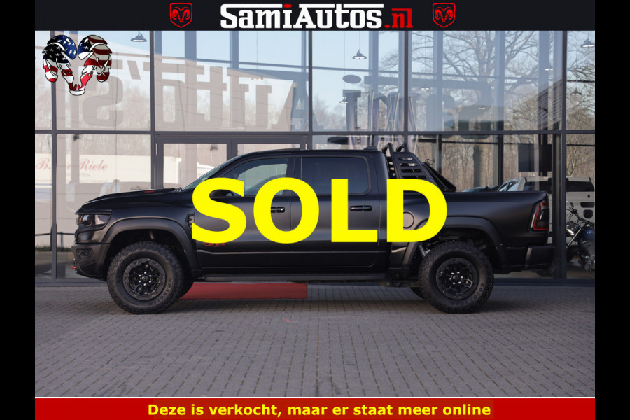 Dodge Ram 1500 TRX 6.2 4X4 | FULL PPF WRAP | HELLCAT | DIGI CLUSTER | RAMBAR | BEADLOCK WHEELS | PANORAMA | HEADUP | 360CAM | 12'' MULTIMEDIA | CARBON PACK | 3500KG | ZEER EXCLUSIEF