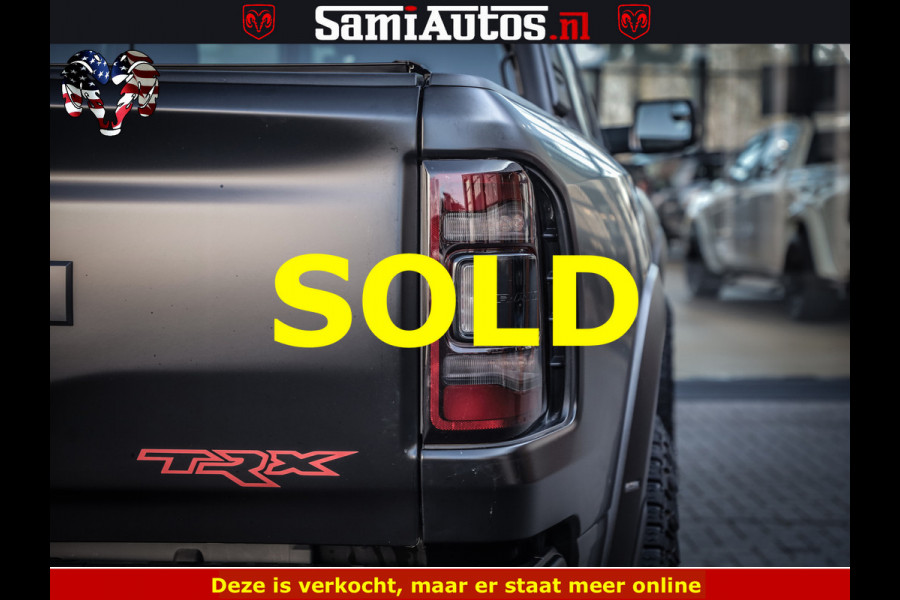 Dodge Ram 1500 TRX 6.2 4X4 | FULL PPF WRAP | HELLCAT | DIGI CLUSTER | RAMBAR | BEADLOCK WHEELS | PANORAMA | HEADUP | 360CAM | 12'' MULTIMEDIA | CARBON PACK | 3500KG | ZEER EXCLUSIEF