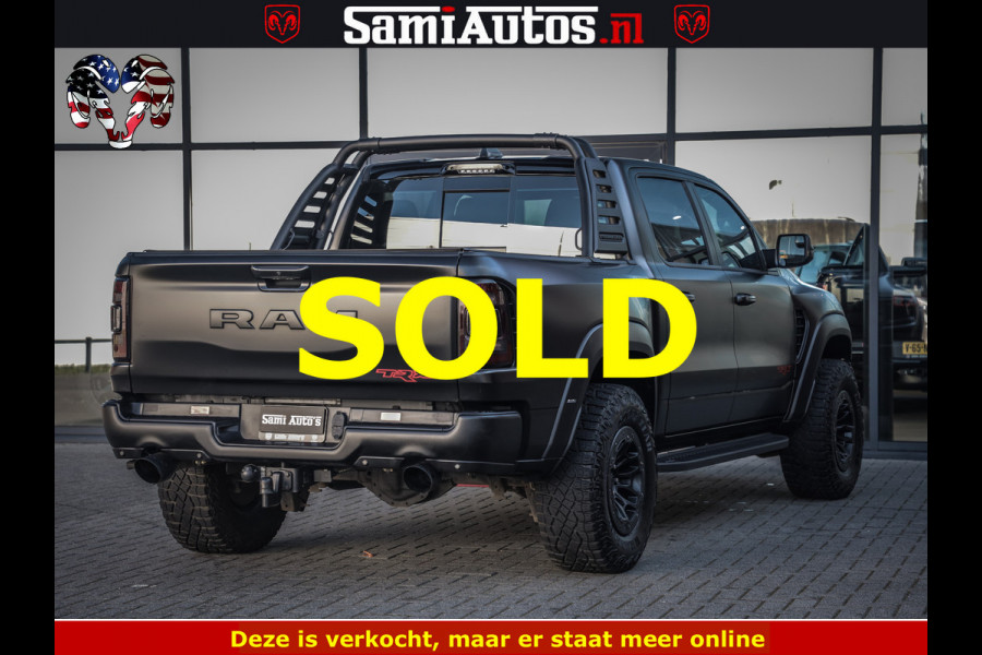 Dodge Ram 1500 TRX 6.2 4X4 | FULL PPF WRAP | HELLCAT | DIGI CLUSTER | RAMBAR | BEADLOCK WHEELS | PANORAMA | HEADUP | 360CAM | 12'' MULTIMEDIA | CARBON PACK | 3500KG | ZEER EXCLUSIEF