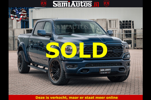 Dodge Ram SPORT | 5.7 V8 4x4 HEMI | PANORAMA DAK | GROOTSCHEM 12 INCH | LPG | Patriot Blue CREW CAB | DUBBELE CABINE | 5 PERSOONS | DC | VOORRAAD NR 2557 - 3328