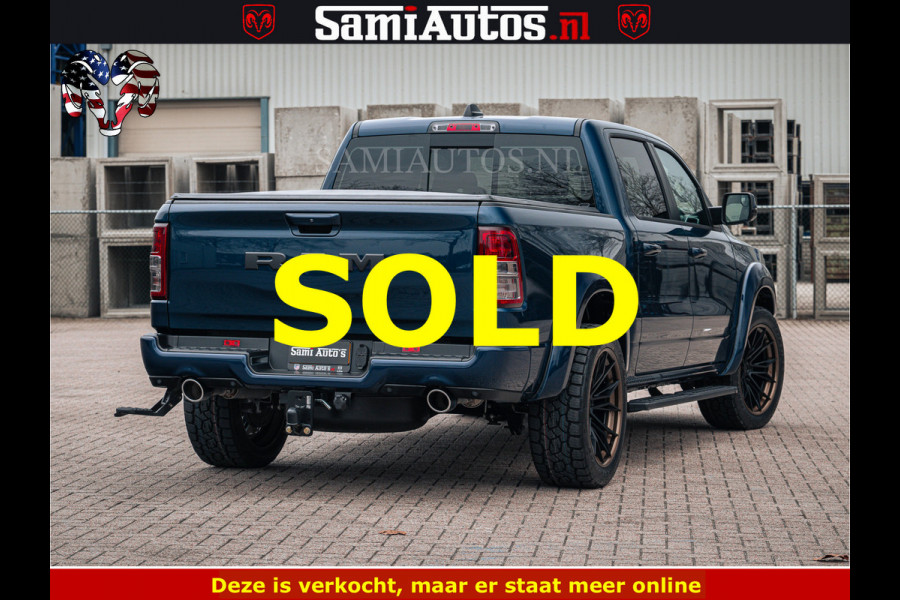 Dodge Ram SPORT | 5.7 V8 4x4 HEMI | PANORAMA DAK | GROOTSCHEM 12 INCH | LPG | Patriot Blue CREW CAB | DUBBELE CABINE | 5 PERSOONS | DC | VOORRAAD NR 2557 - 3328