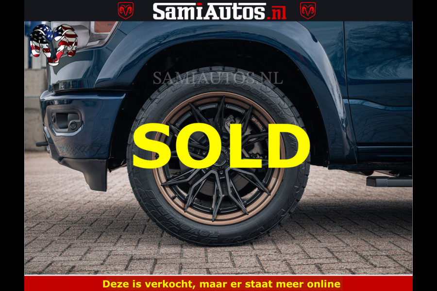 Dodge Ram SPORT | 5.7 V8 4x4 HEMI | PANORAMA DAK | GROOTSCHEM 12 INCH | LPG | Patriot Blue CREW CAB | DUBBELE CABINE | 5 PERSOONS | DC | VOORRAAD NR 2557 - 3328