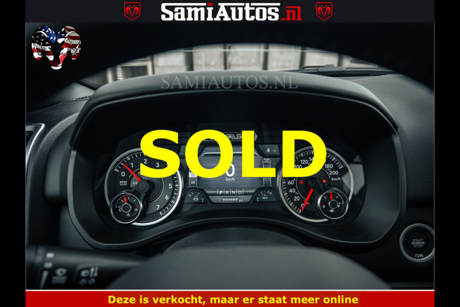 Dodge Ram SPORT | 5.7 V8 4x4 HEMI | PANORAMA DAK | GROOTSCHEM 12 INCH | LPG | Patriot Blue CREW CAB | DUBBELE CABINE | 5 PERSOONS | DC | VOORRAAD NR 2557 - 3328
