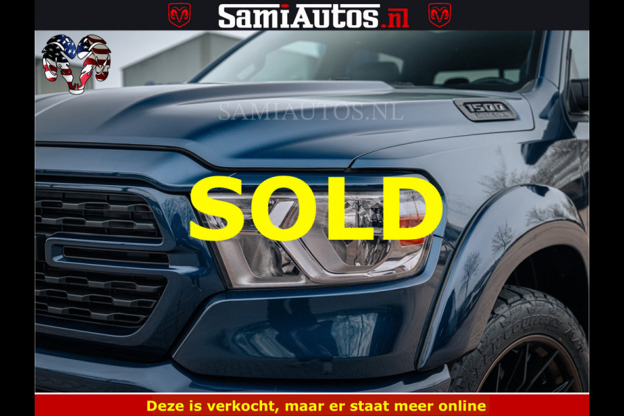 Dodge Ram SPORT | 5.7 V8 4x4 HEMI | PANORAMA DAK | GROOTSCHEM 12 INCH | LPG | Patriot Blue CREW CAB | DUBBELE CABINE | 5 PERSOONS | DC | VOORRAAD NR 2557 - 3328