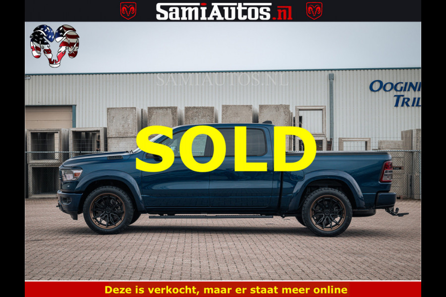 Dodge Ram SPORT | 5.7 V8 4x4 HEMI | PANORAMA DAK | GROOTSCHEM 12 INCH | LPG | Patriot Blue CREW CAB | DUBBELE CABINE | 5 PERSOONS | DC | VOORRAAD NR 2557 - 3328