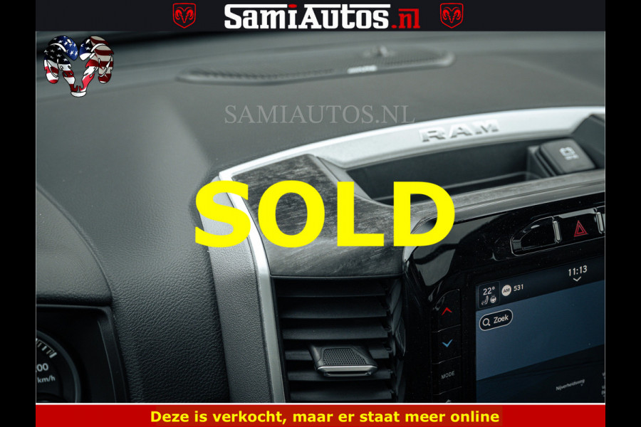 Dodge Ram SPORT | 5.7 V8 4x4 HEMI | PANORAMA DAK | GROOTSCHEM 12 INCH | LPG | Patriot Blue CREW CAB | DUBBELE CABINE | 5 PERSOONS | DC | VOORRAAD NR 2557 - 3328