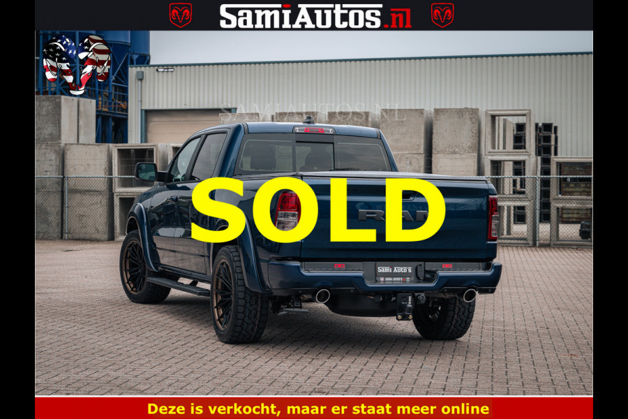 Dodge Ram SPORT | 5.7 V8 4x4 HEMI | PANORAMA DAK | GROOTSCHEM 12 INCH | LPG | Patriot Blue CREW CAB | DUBBELE CABINE | 5 PERSOONS | DC | VOORRAAD NR 2557 - 3328