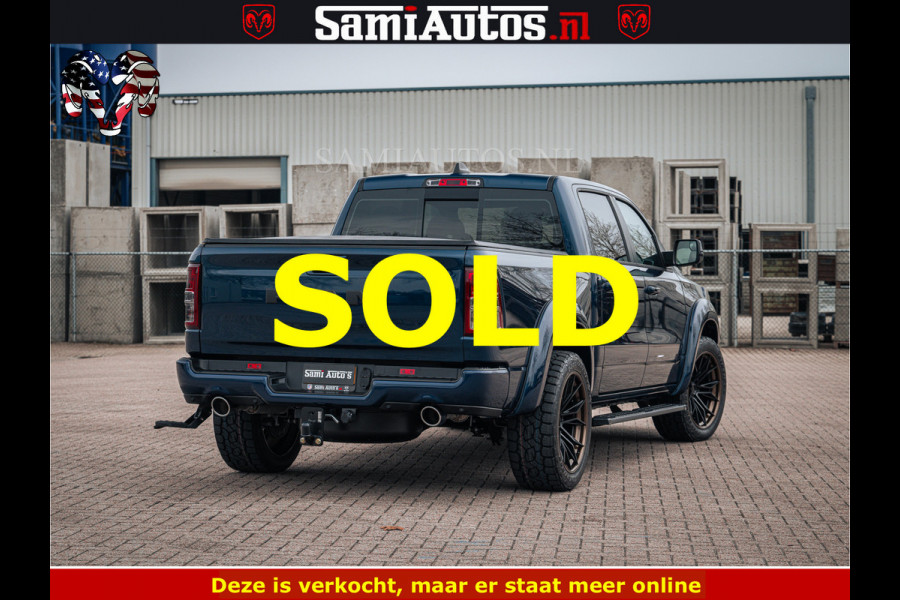 Dodge Ram SPORT | 5.7 V8 4x4 HEMI | PANORAMA DAK | GROOTSCHEM 12 INCH | LPG | Patriot Blue CREW CAB | DUBBELE CABINE | 5 PERSOONS | DC | VOORRAAD NR 2557 - 3328