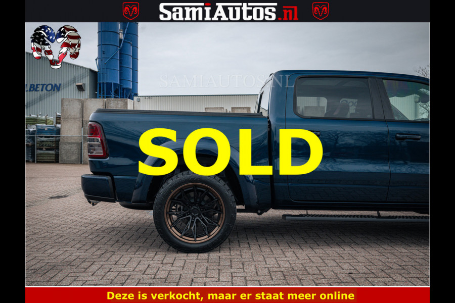 Dodge Ram SPORT | 5.7 V8 4x4 HEMI | PANORAMA DAK | GROOTSCHEM 12 INCH | LPG | Patriot Blue CREW CAB | DUBBELE CABINE | 5 PERSOONS | DC | VOORRAAD NR 2557 - 3328