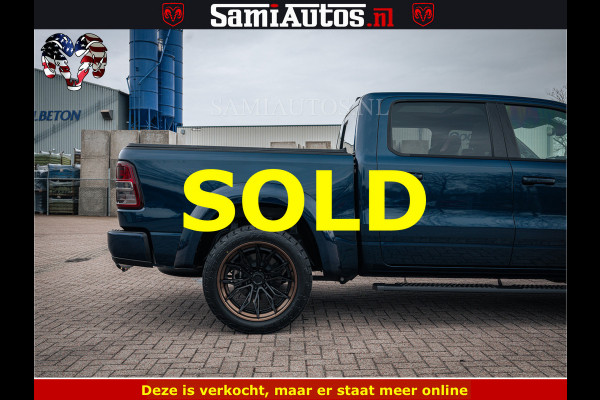 Dodge Ram SPORT | 5.7 V8 4x4 HEMI | PANORAMA DAK | GROOTSCHEM 12 INCH | LPG | Patriot Blue CREW CAB | DUBBELE CABINE | 5 PERSOONS | DC | VOORRAAD NR 2557 - 3328
