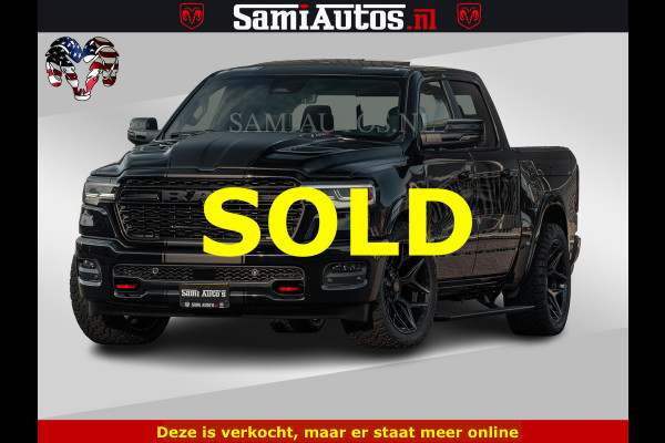 Dodge Ram Limited SPORT H.O 540HP 706Nm | Massage + Full Option | De Meest Luxe en Volle Pick-Up in zijn Klasse | Comfortabele Dubbele Cabine met Royale 5 Zitplaatsen | BPM vrij | Nu Leverbaar uit Voorraad | Voorraad Nr 2348 - 5158