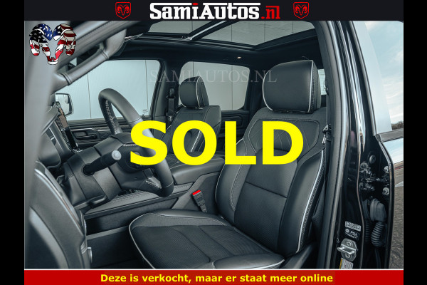 Dodge Ram Limited SPORT H.O 540HP 706Nm | Massage + Full Option | De Meest Luxe en Volle Pick-Up in zijn Klasse | Comfortabele Dubbele Cabine met Royale 5 Zitplaatsen | BPM vrij | Nu Leverbaar uit Voorraad | Voorraad Nr 2348 - 5158