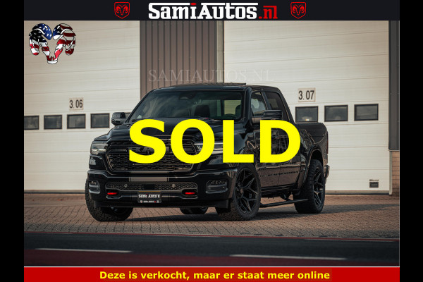 Dodge Ram Limited SPORT H.O 540HP 706Nm | Massage + Full Option | De Meest Luxe en Volle Pick-Up in zijn Klasse | Comfortabele Dubbele Cabine met Royale 5 Zitplaatsen | BPM vrij | Nu Leverbaar uit Voorraad | Voorraad Nr 2348 - 5158