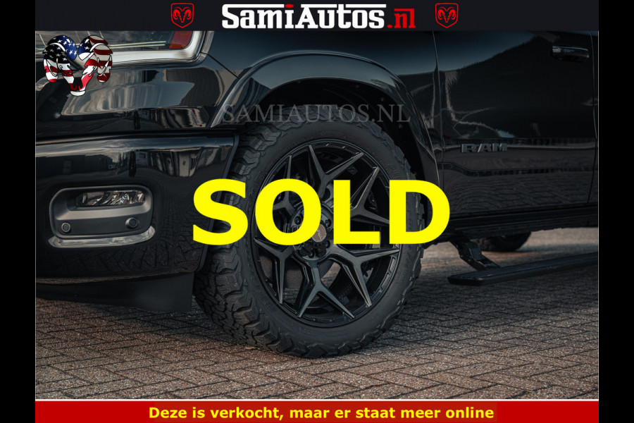 Dodge Ram Limited SPORT H.O 540HP 706Nm | Massage + Full Option | De Meest Luxe en Volle Pick-Up in zijn Klasse | Comfortabele Dubbele Cabine met Royale 5 Zitplaatsen | BPM vrij | Nu Leverbaar uit Voorraad | Voorraad Nr 2348 - 5158