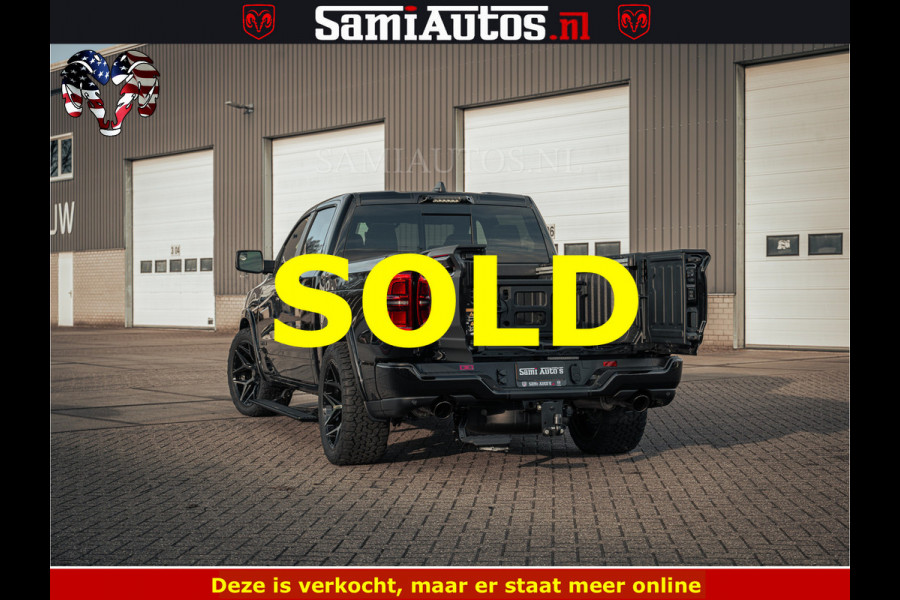 Dodge Ram Limited SPORT H.O 540HP 706Nm | Massage + Full Option | De Meest Luxe en Volle Pick-Up in zijn Klasse | Comfortabele Dubbele Cabine met Royale 5 Zitplaatsen | BPM vrij | Nu Leverbaar uit Voorraad | Voorraad Nr 2348 - 5158