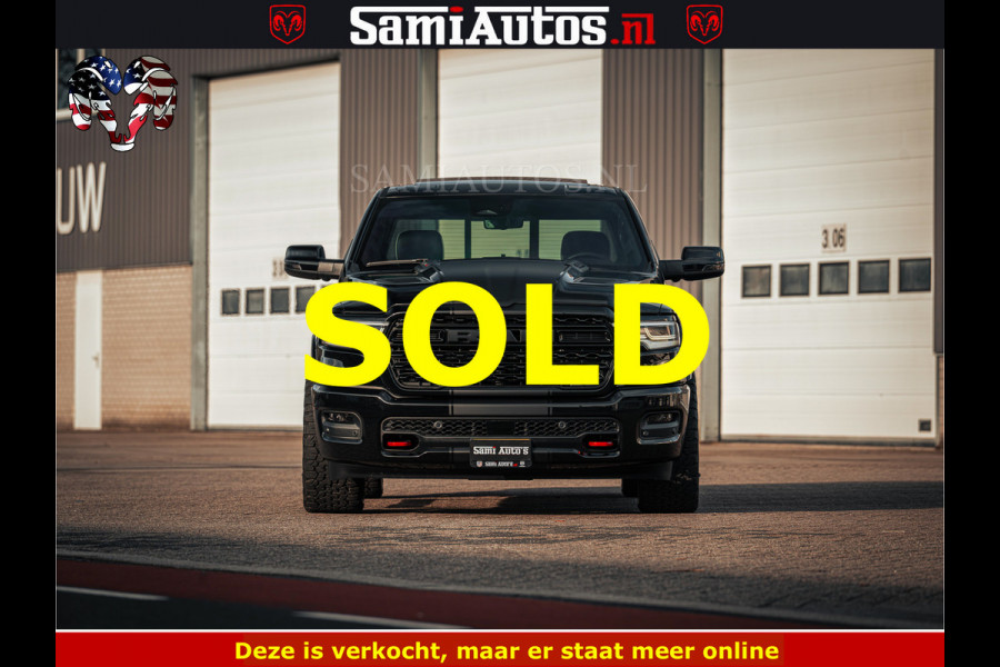 Dodge Ram Limited SPORT H.O 540HP 706Nm | Massage + Full Option | De Meest Luxe en Volle Pick-Up in zijn Klasse | Comfortabele Dubbele Cabine met Royale 5 Zitplaatsen | BPM vrij | Nu Leverbaar uit Voorraad | Voorraad Nr 2348 - 5158