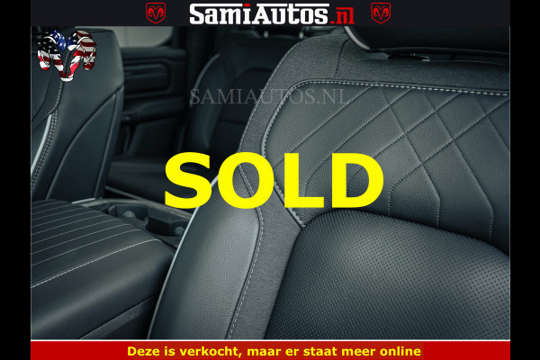 Dodge Ram Limited SPORT H.O 540HP 706Nm | Massage + Full Option | De Meest Luxe en Volle Pick-Up in zijn Klasse | Comfortabele Dubbele Cabine met Royale 5 Zitplaatsen | BPM vrij | Nu Leverbaar uit Voorraad | Voorraad Nr 2348 - 5158