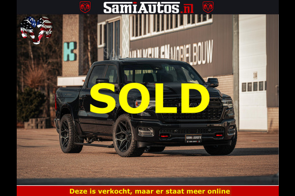 Dodge Ram Limited SPORT H.O 540HP 706Nm | Massage + Full Option | De Meest Luxe en Volle Pick-Up in zijn Klasse | Comfortabele Dubbele Cabine met Royale 5 Zitplaatsen | BPM vrij | Nu Leverbaar uit Voorraad | Voorraad Nr 2348 - 5158