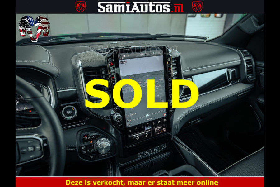 Dodge Ram Limited SPORT H.O 540HP 706Nm | Massage + Full Option | De Meest Luxe en Volle Pick-Up in zijn Klasse | Comfortabele Dubbele Cabine met Royale 5 Zitplaatsen | BPM vrij | Nu Leverbaar uit Voorraad | Voorraad Nr 2348 - 5158