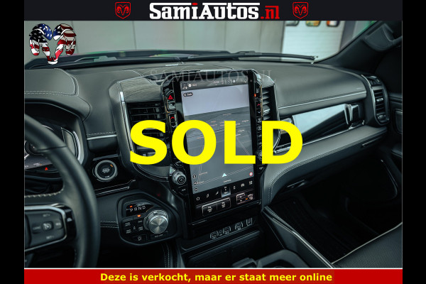 Dodge Ram Limited SPORT H.O 540HP 706Nm | Massage + Full Option | De Meest Luxe en Volle Pick-Up in zijn Klasse | Comfortabele Dubbele Cabine met Royale 5 Zitplaatsen | BPM vrij | Nu Leverbaar uit Voorraad | Voorraad Nr 2348 - 5158