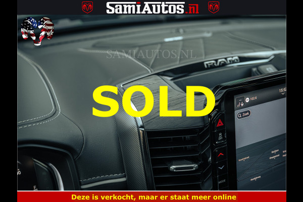 Dodge Ram Limited SPORT H.O 540HP 706Nm | Massage + Full Option | De Meest Luxe en Volle Pick-Up in zijn Klasse | Comfortabele Dubbele Cabine met Royale 5 Zitplaatsen | BPM vrij | Nu Leverbaar uit Voorraad | Voorraad Nr 2348 - 5158