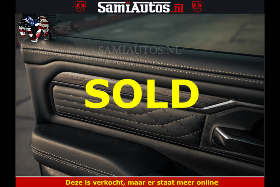 Dodge Ram Limited SPORT H.O 540HP 706Nm | Massage + Full Option | De Meest Luxe en Volle Pick-Up in zijn Klasse | Comfortabele Dubbele Cabine met Royale 5 Zitplaatsen | BPM vrij | Nu Leverbaar uit Voorraad | Voorraad Nr 2348 - 5158